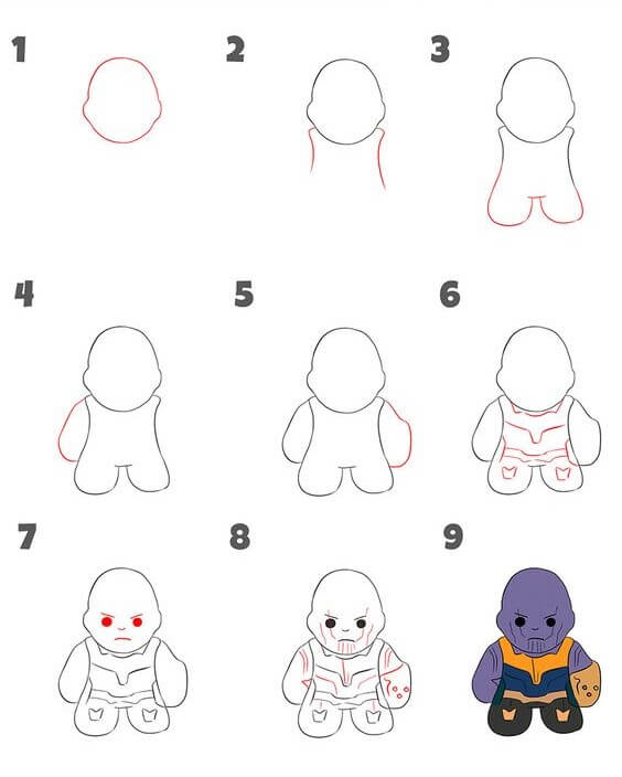 Baby Thanos (2) piirustus