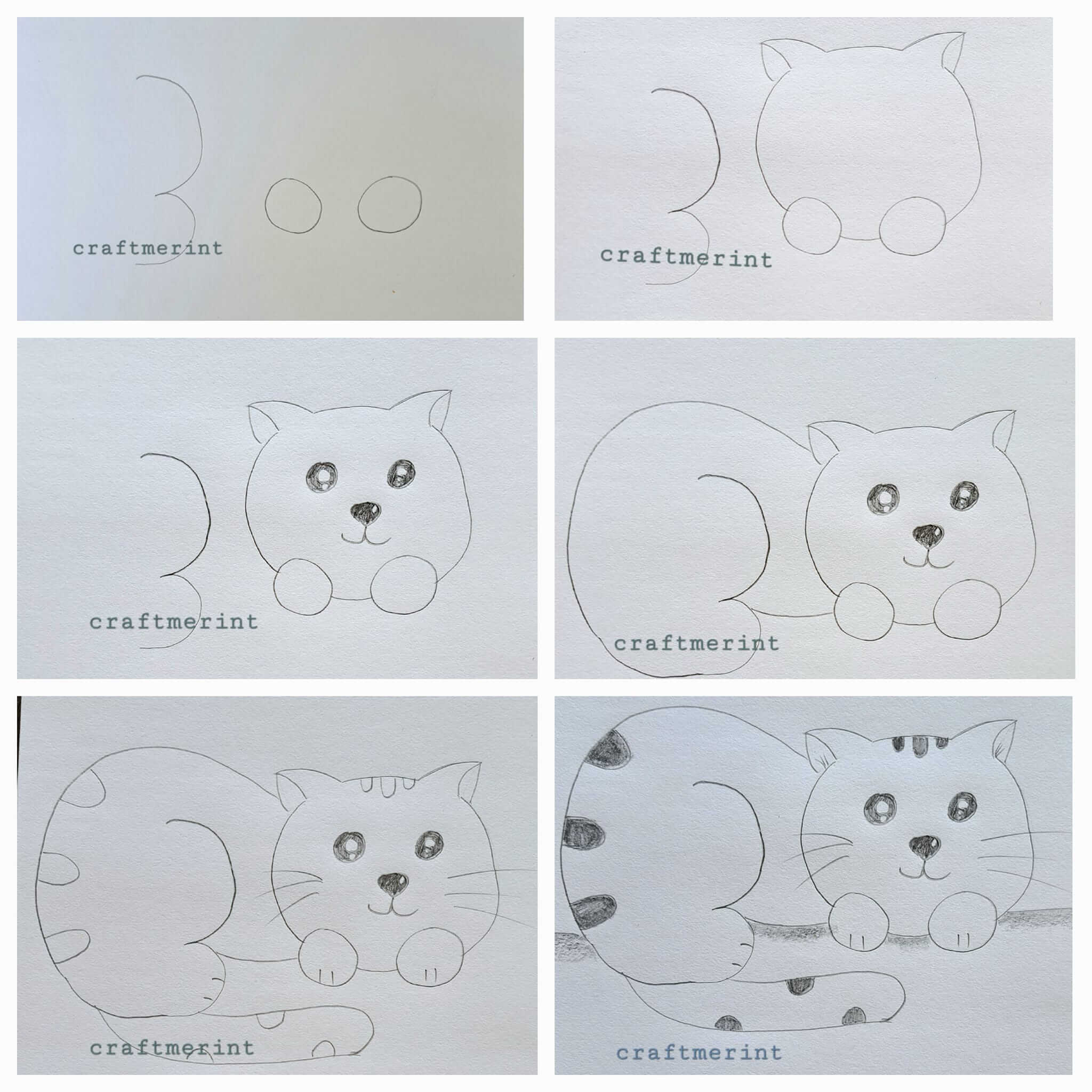 Kissa ideoita (31) piirustus