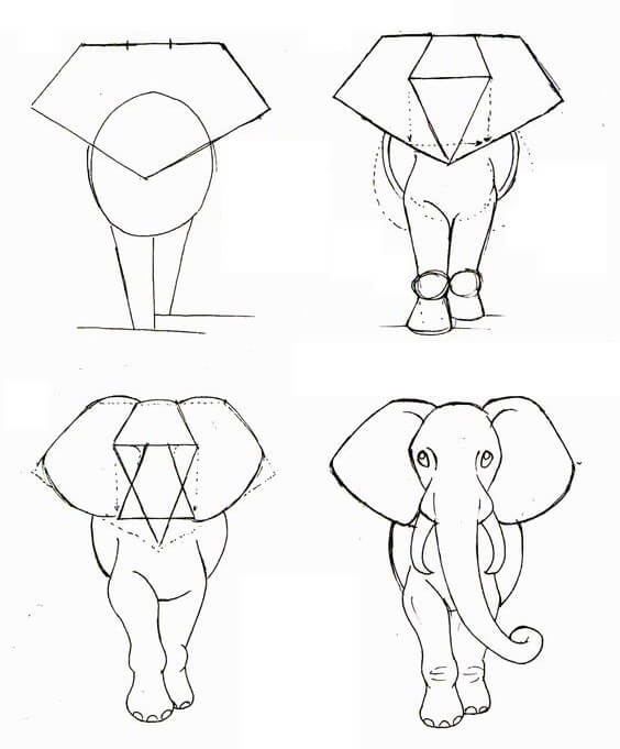 Elefantti idea (14) piirustus
