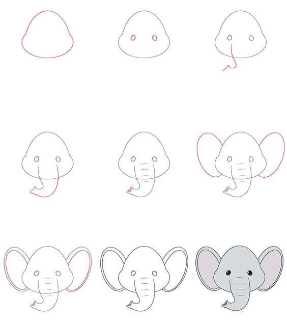 Elefantti idea (21) piirustus