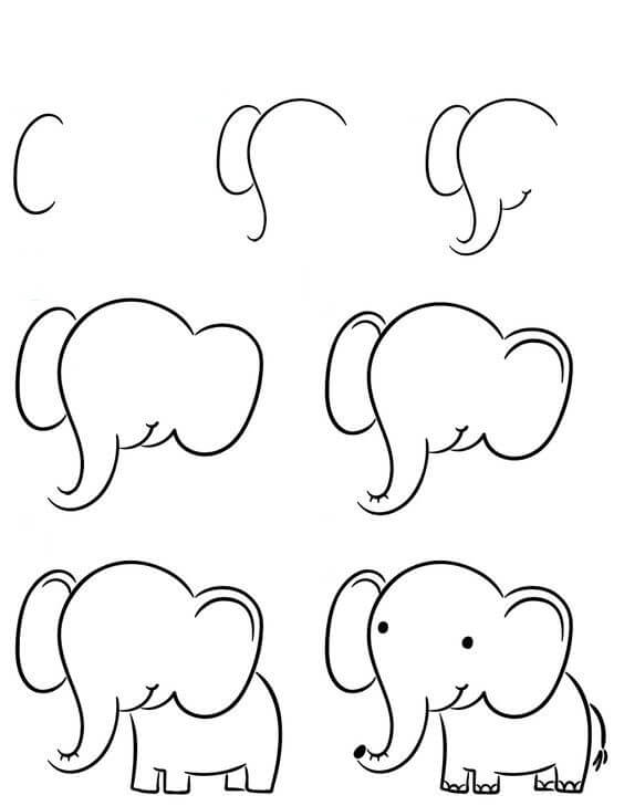 Elefantti idea (23) piirustus