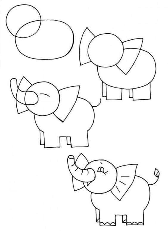 Elefantti idea (25) piirustus