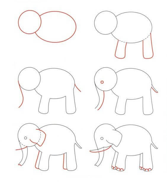 Elefantti idea (26) piirustus