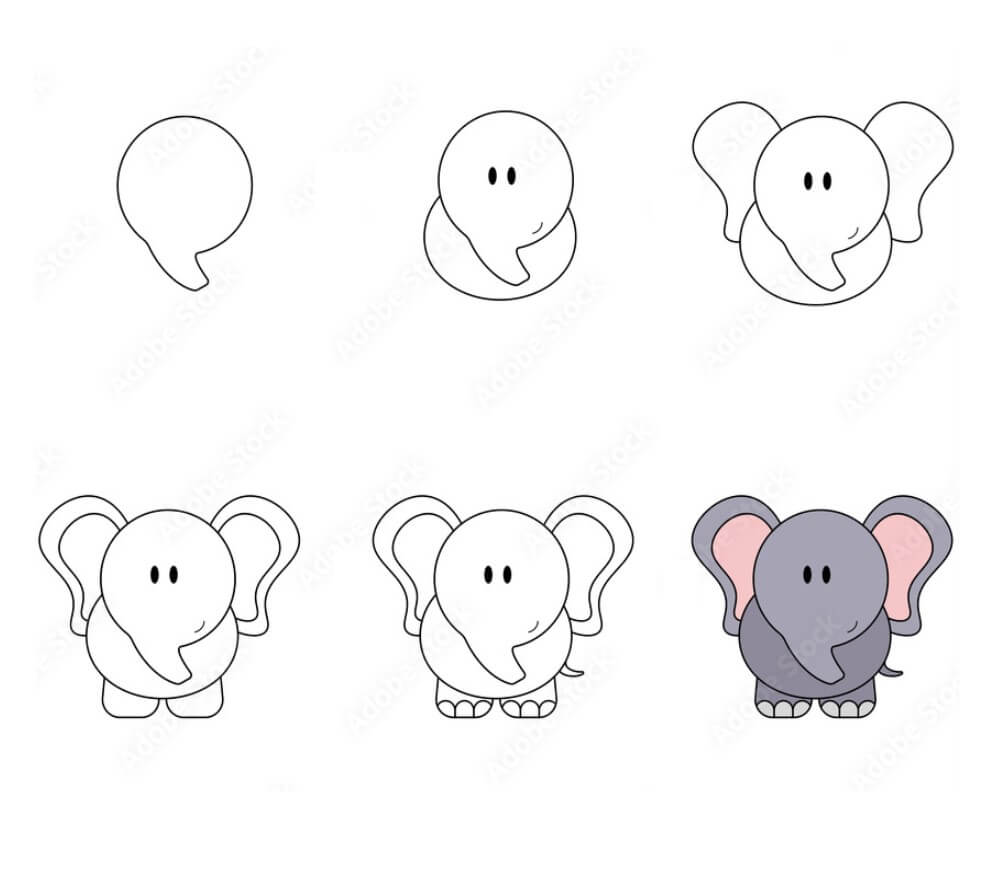 Elefantti idea (32) piirustus