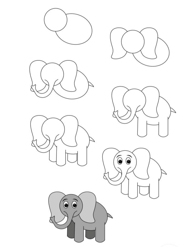 Elefantti idea (42) piirustus