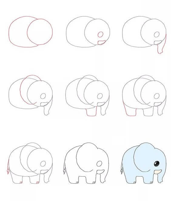 Elefantti idea (49) piirustus