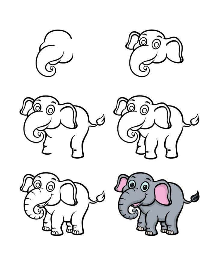 Elefantti idea (51) piirustus