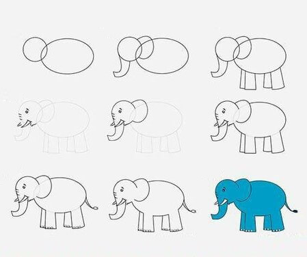 Elefantti idea (52) piirustus