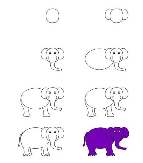Elefantti idea (54) piirustus