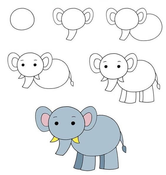 Elefantti idea (56) piirustus