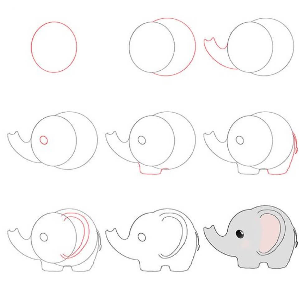 Elefantti idea (57) piirustus