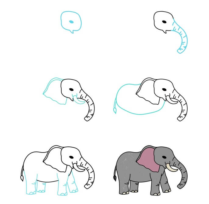 Elefantti idea (67) piirustus