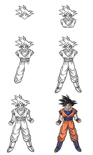 Goku Idea 8 piirustus