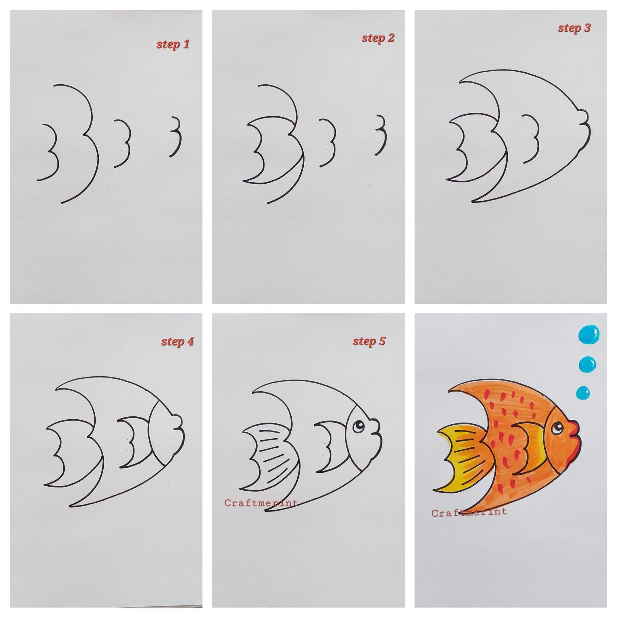 Goldfish idea 21 piirustus