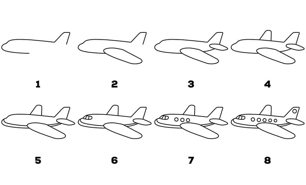 Lentokone-idea 13 piirustus