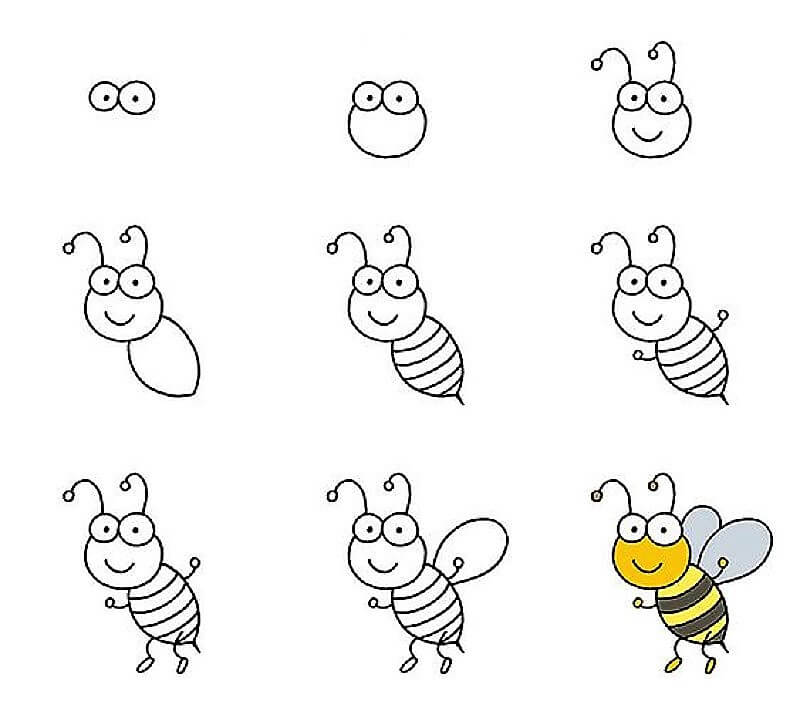 Mehiläinen idea 14 piirustus