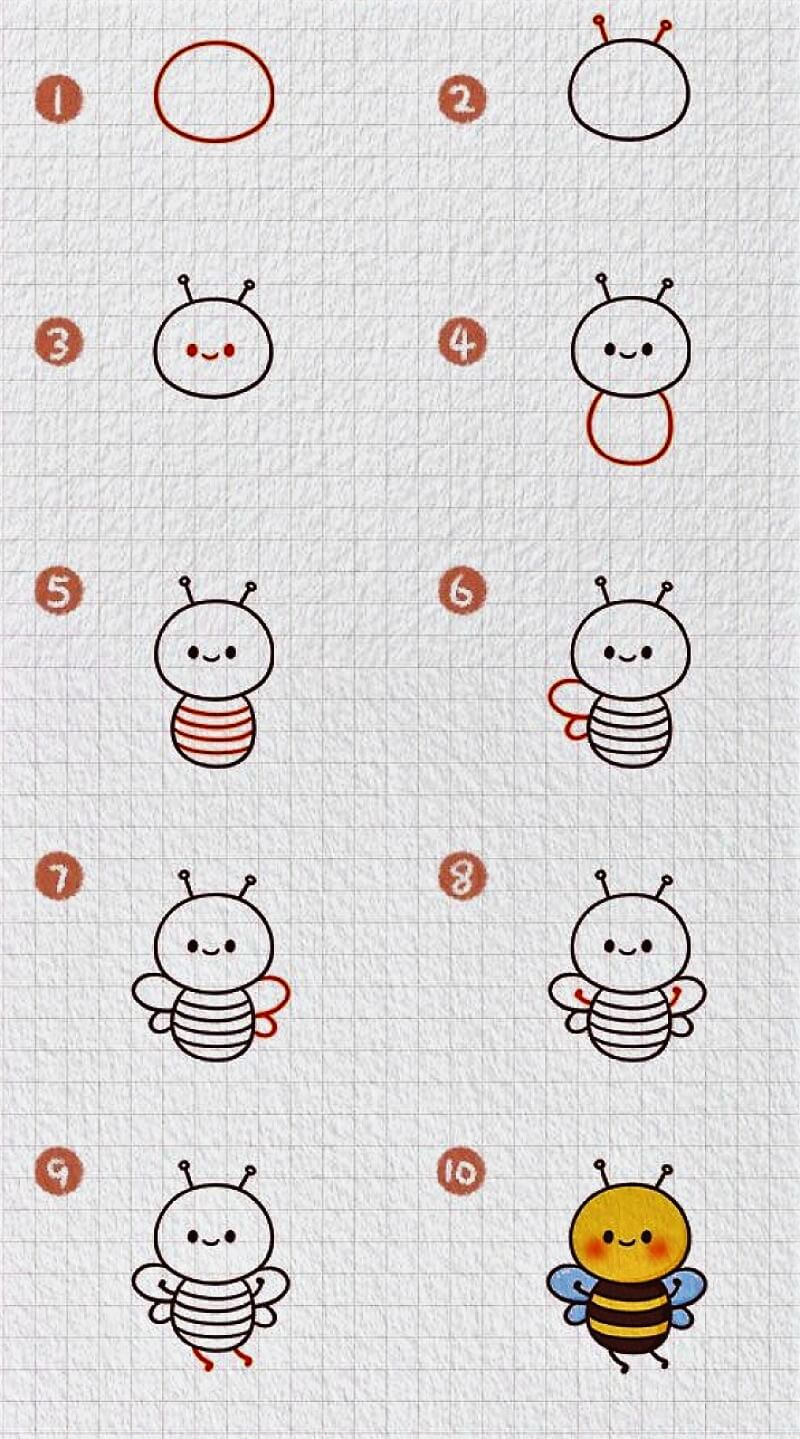 Mehiläinen idea 17 piirustus