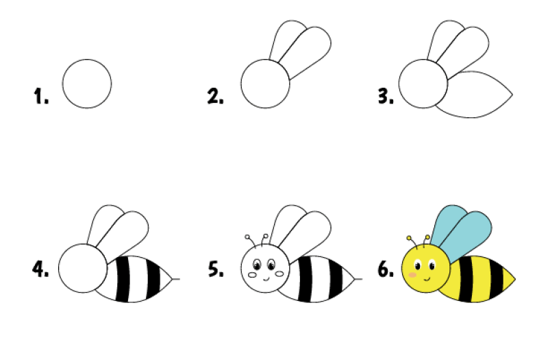 Mehiläinen idea 18 piirustus