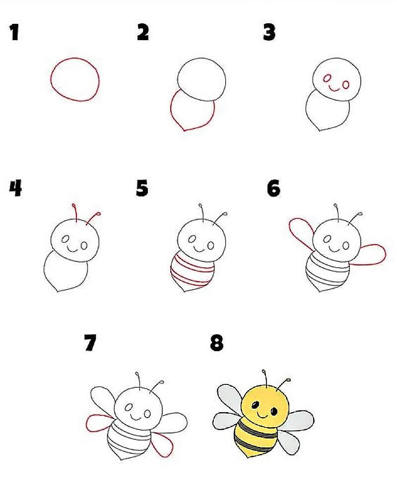 Mehiläinen idea 8 piirustus