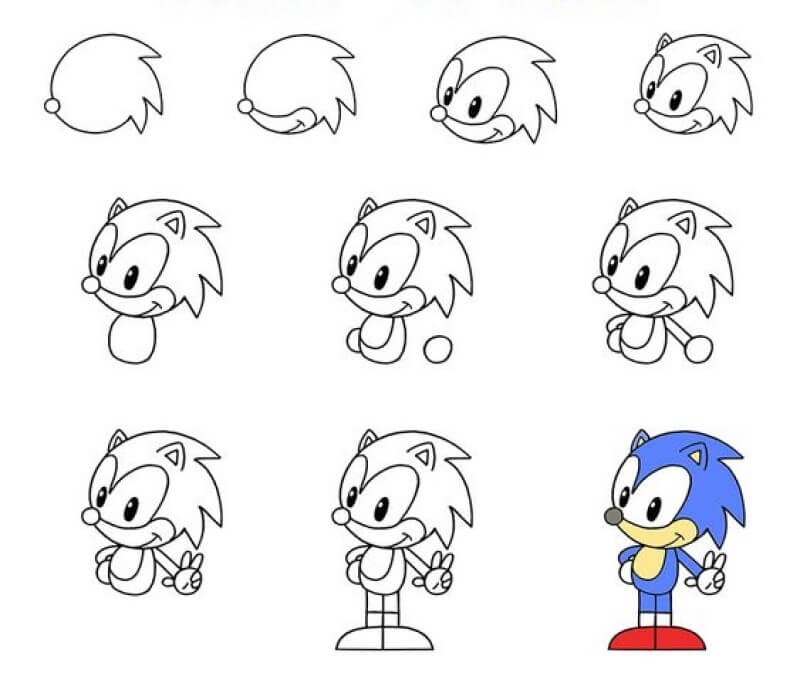Sonic Idea 4 piirustus