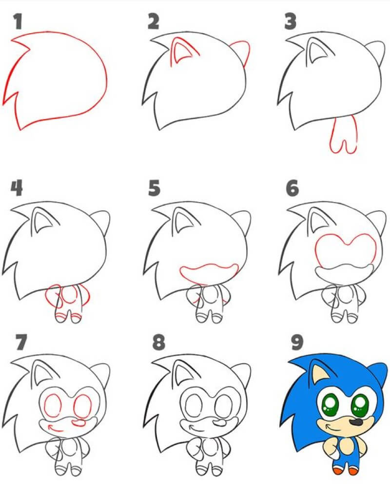 Sonic Idea 5 piirustus