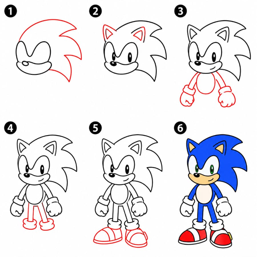 Sonic seisoo piirustus