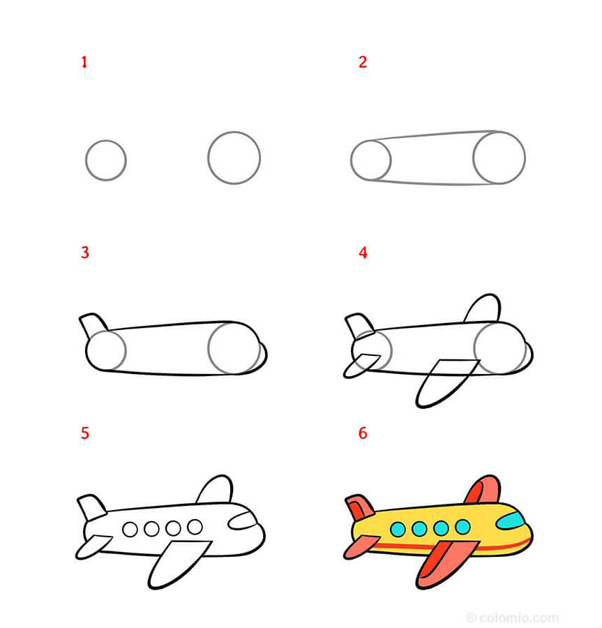 Yksinkertainen lentokone piirustus