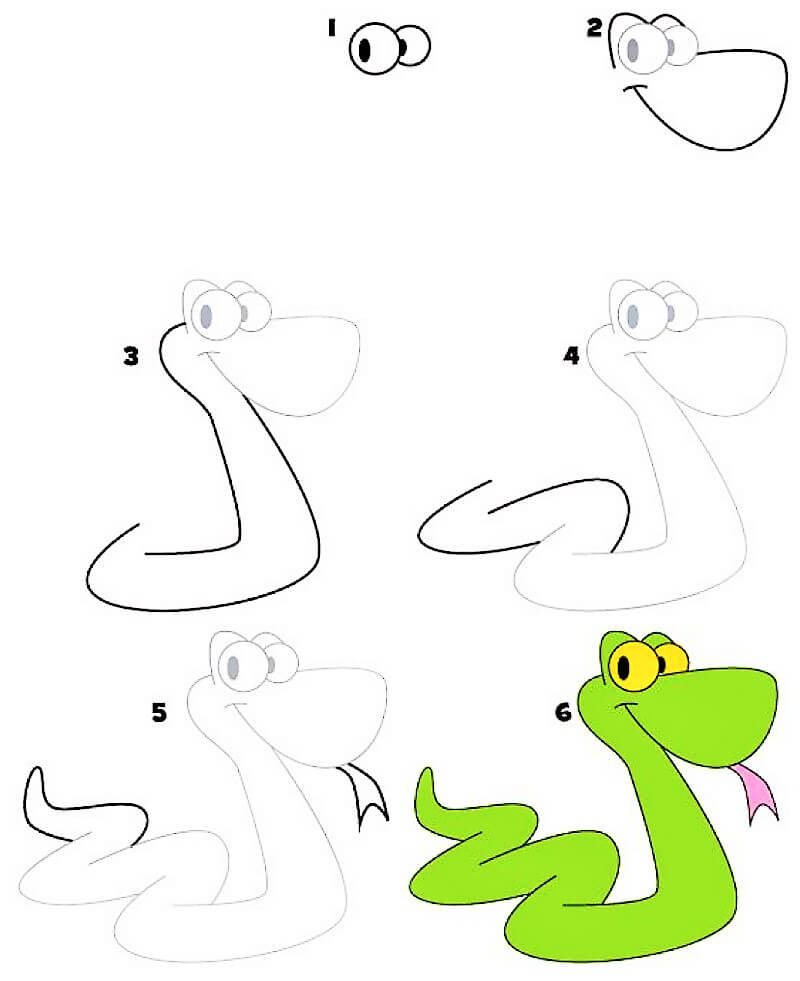 Käärme-idea 18 piirustus