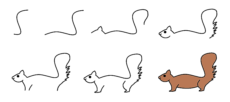 Orava-idea 4 piirustus