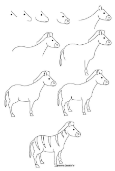 Hevosidea 8 piirustus
