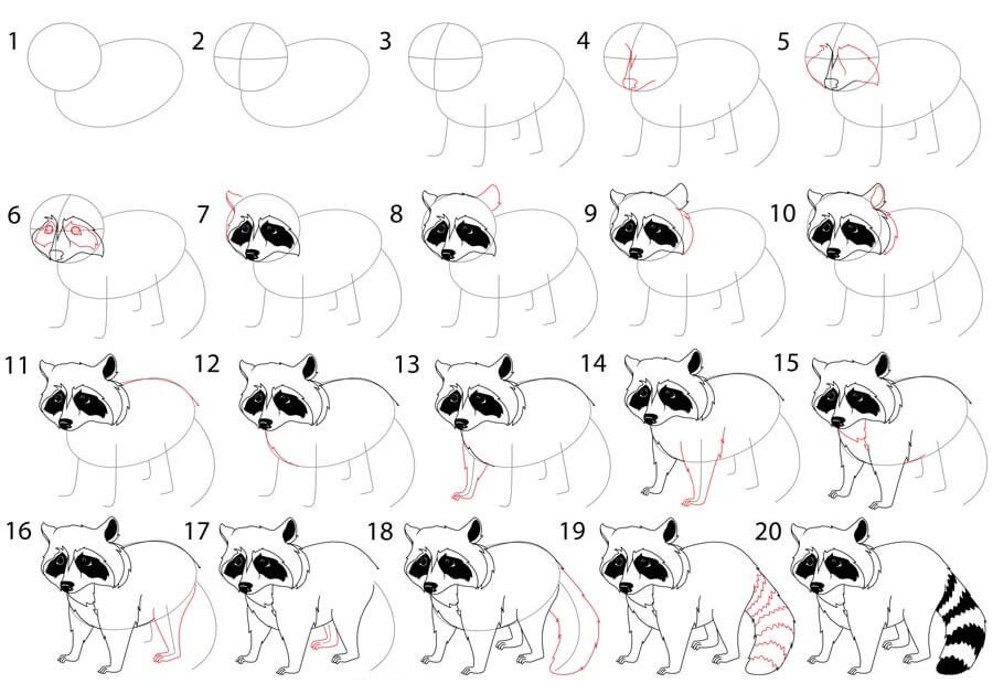 Pesukarhu ideat (25) piirustus