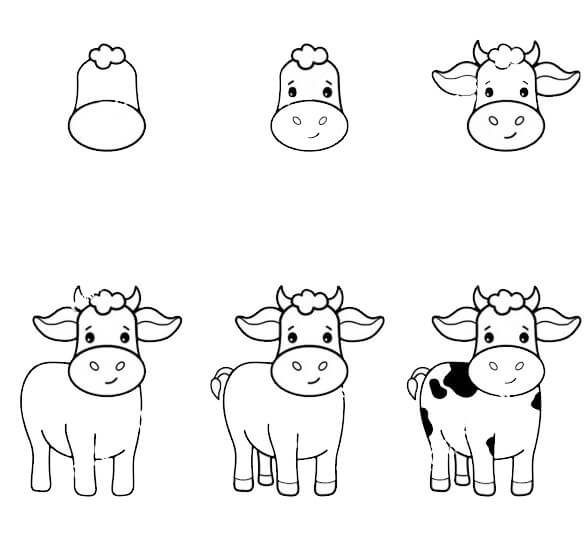Lehmän idea (13) piirustus