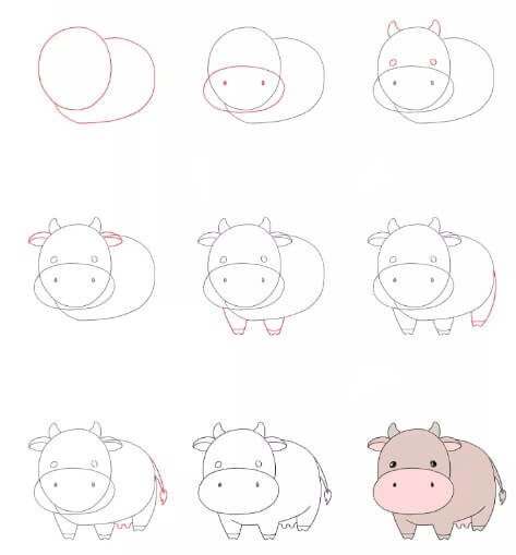 Lehmän idea (16) piirustus