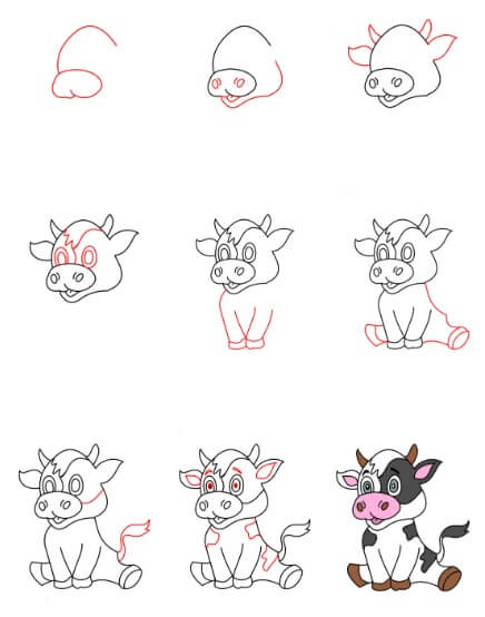 Lehmän idea (17) piirustus