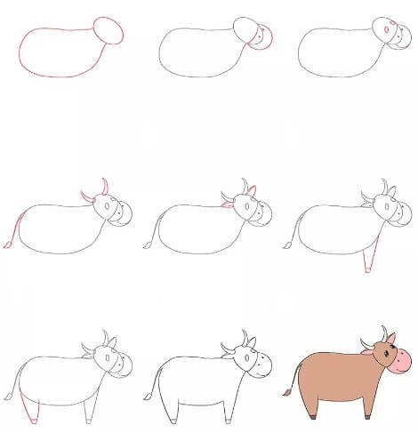 Lehmän idea (18) piirustus
