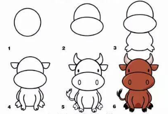 Lehmän idea 7 piirustus