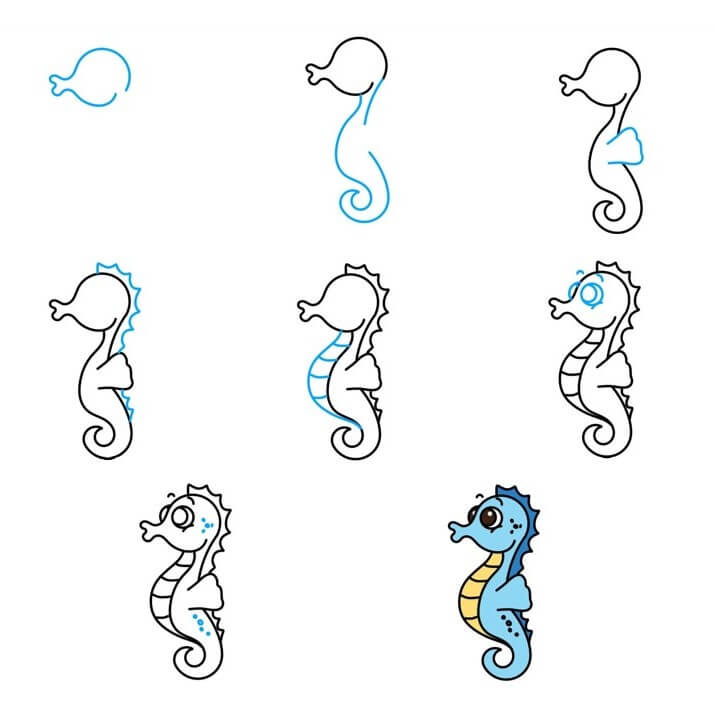 Seahorse idea (1) piirustus