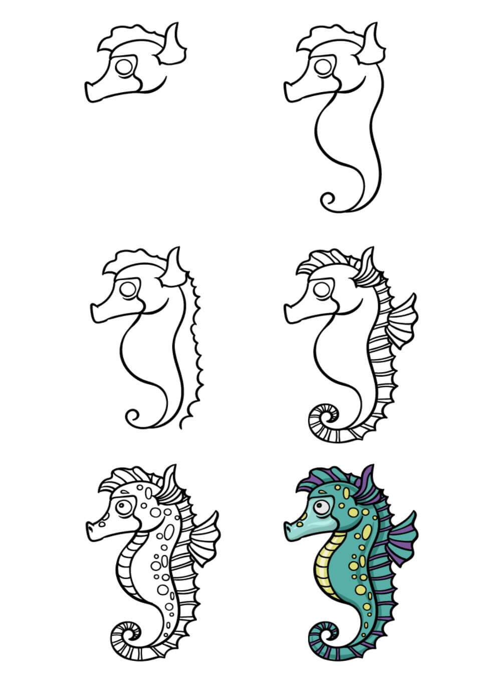 Seahorse idea (15) piirustus