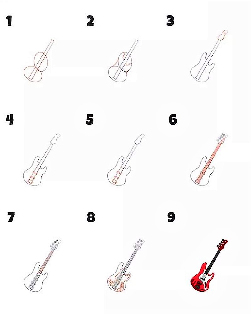 Guitar ideas 13 piirustus