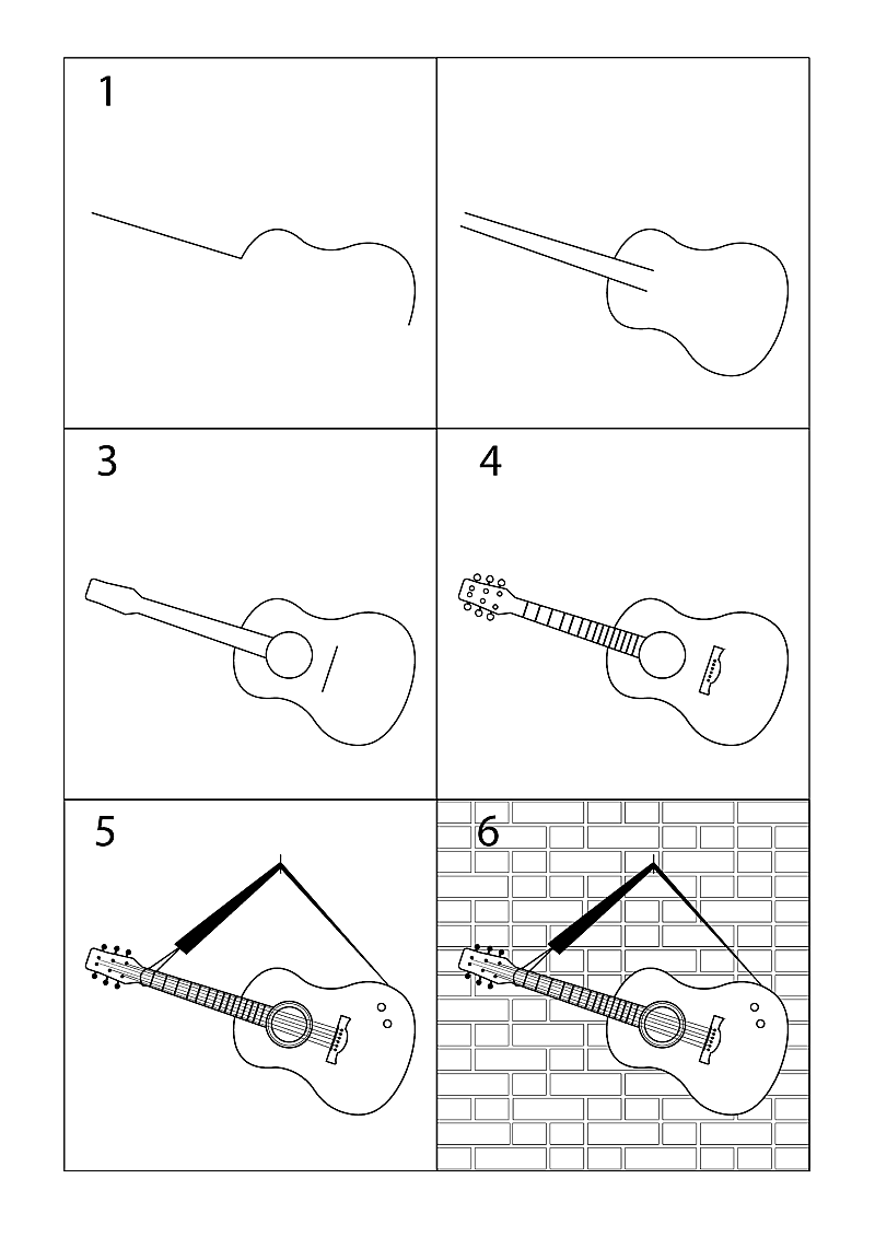 Guitar ideas 16 piirustus