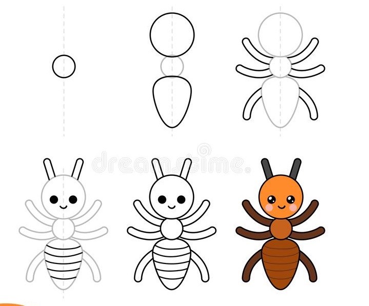 Muurahainen idea 11 piirustus