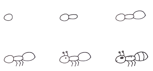 Muurahainen idea 4 piirustus