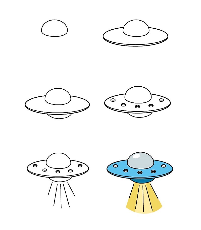UFO idea 5 piirustus