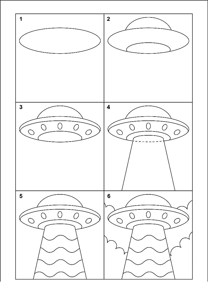 UFO idea 7 piirustus