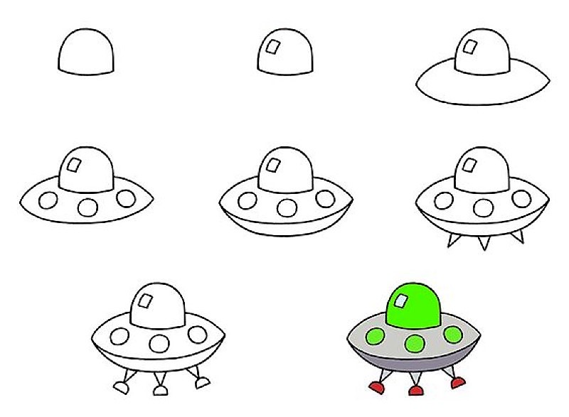UFO idea 8 piirustus