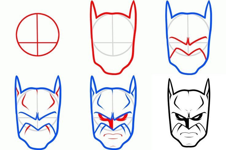Batman ideoita 4 piirustus