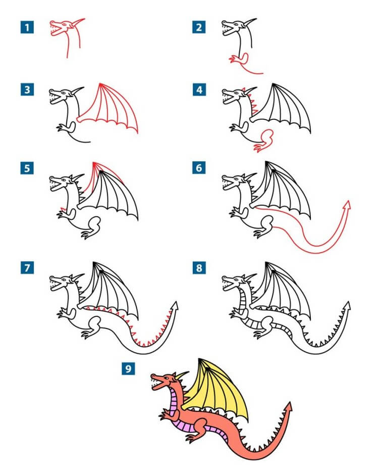 Dragon Ideat (49) piirustus