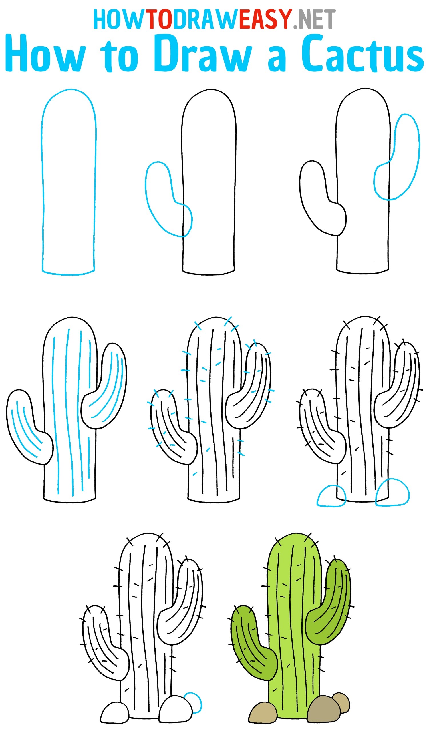 Kaktusidea 5 piirustus