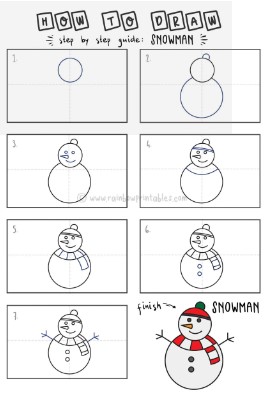 Lumiukko idea 11 piirustus