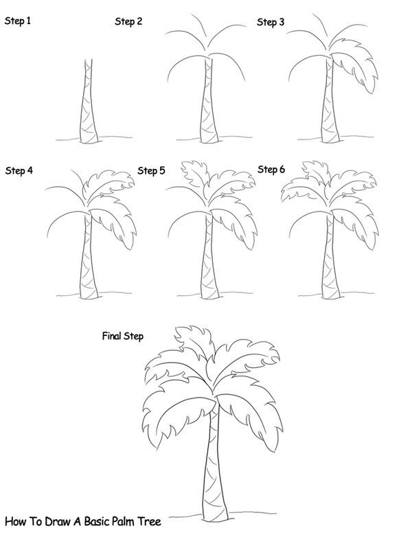 Palmu-idea 10 piirustus